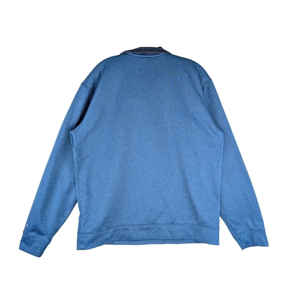 Carhartt Quarter Zip Pullover Mens L Blue Force Extremes 102831-478 Relaxed Fit